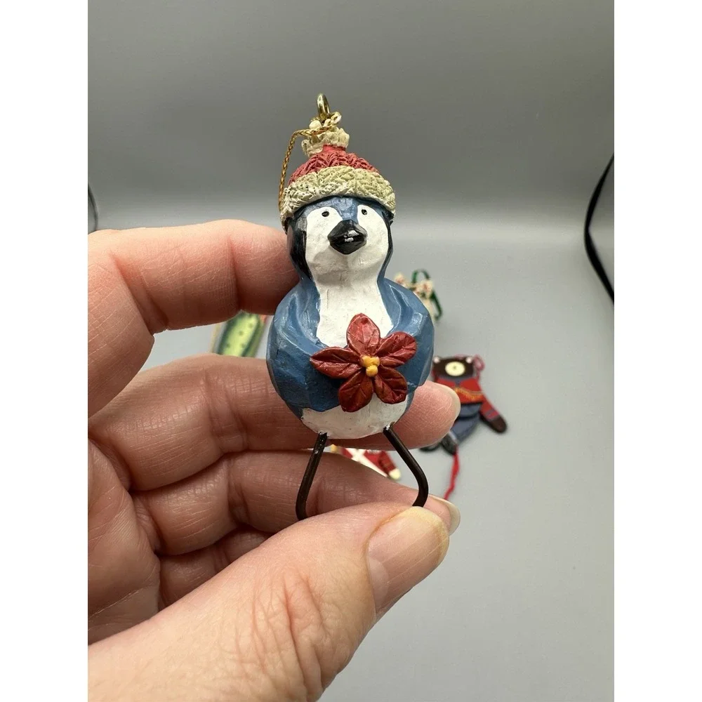8 Lot Christmas Ornaments That Are Adorable Wood And Resin
